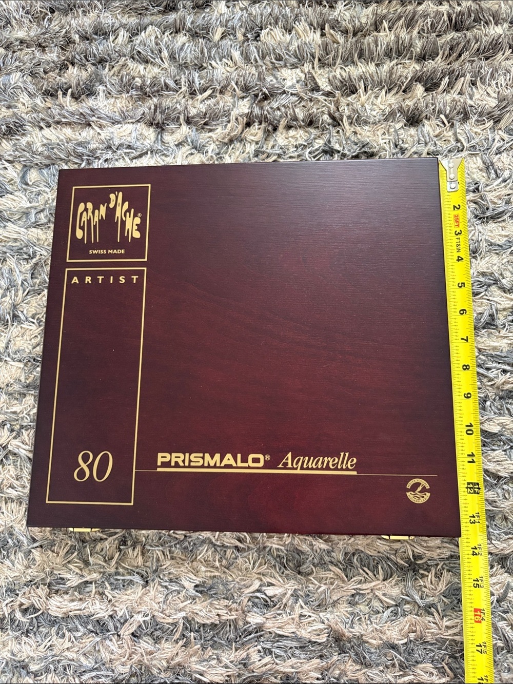 Caran d’Ache Prismalo Aquarelle 80 Colored Pencils Luxury Wooden Box Set - Picture 7 of 16